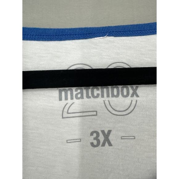 Matchbox 20 Shirt Womens 3X Blue Graphic Baseball Tee Music Band - Picture 2 of 6